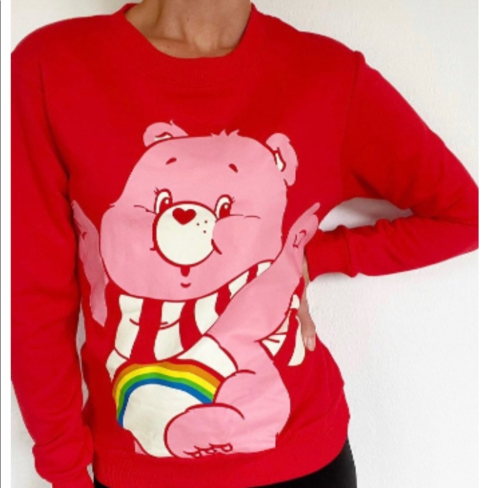 Care Bears Women Red “Let’s Get Cozy” Sweatshirt